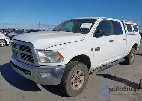 2012 Ram 2500 Laramie из США, поврежденный, VIN 3C6UD5FL1CG309889